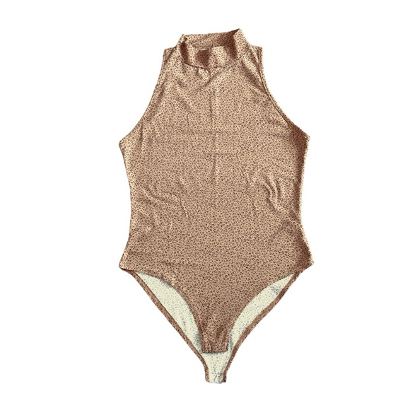 Gaze bodysuit high neck size Medium with small animal print - Picture 12 of 15